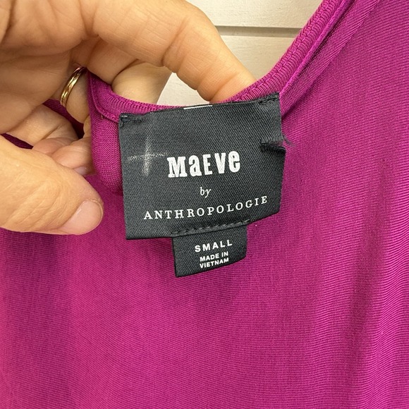 Anthropologie Fuchsia Maxi Dress - Picture 5 of 10